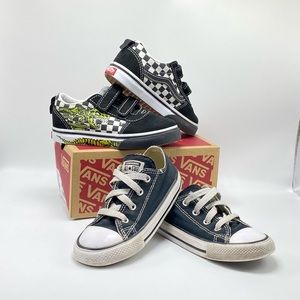 Vans Converse toddler shoe bundle Dino all star